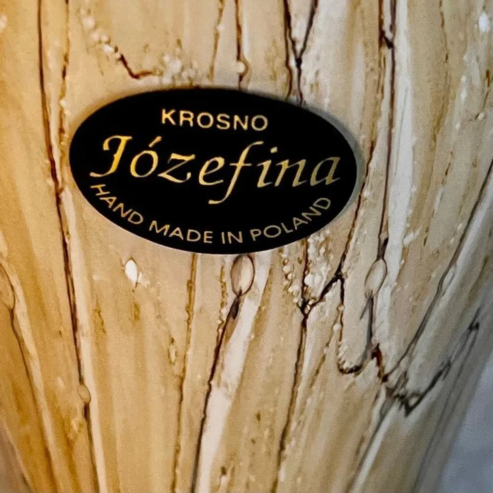 Jozefina Krosno ruffled vase